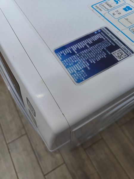 Стиральная машина Samsung WF71F5E5P4W 2400W 7кг sn A0G75ESG800137A 000050356 фото