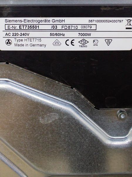 Варочная поверхность Siemens ET735501 03 000028738 фото