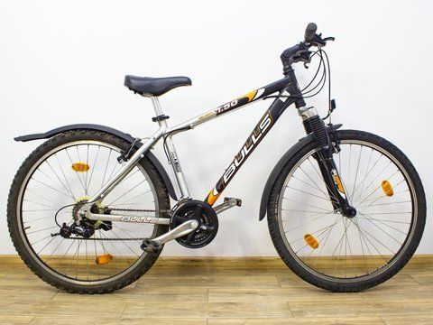 Велосипед 26 Bulls Sport 150 гірський сіро-чорний алюм 000024434 фото