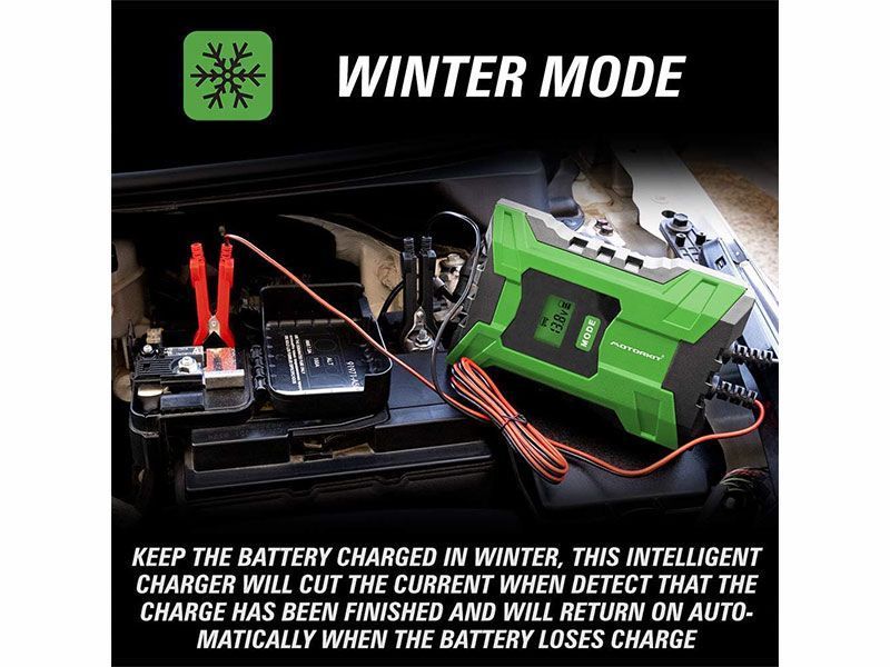 Зарядний пристрій для свинцево-кислотних акумуляторів MotorKit MOTOR16520 6V 12V 000045823 фото