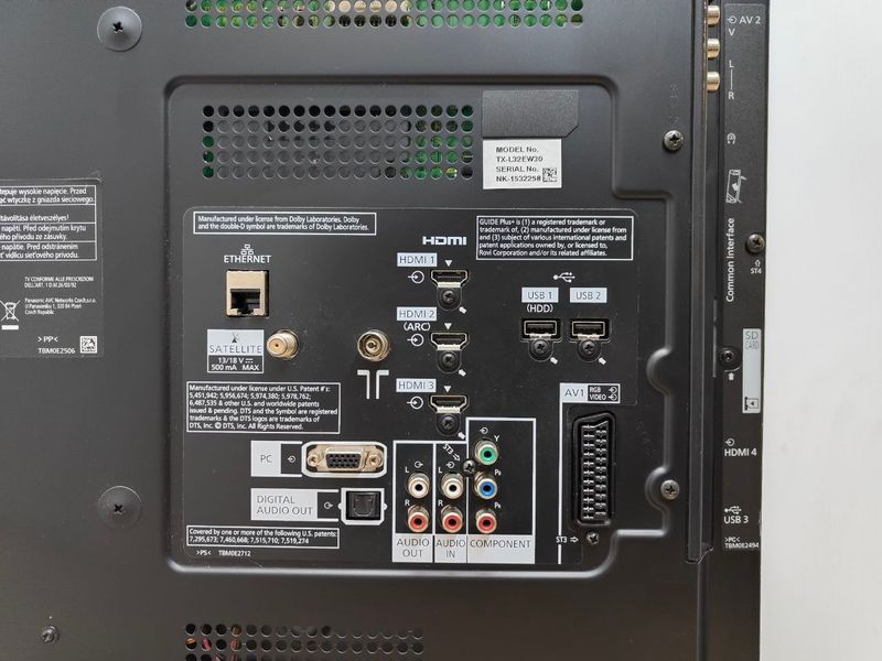 Телевизор 38 Panasonic TX L32EW30 87W Full HD LED sn 000053531 фото