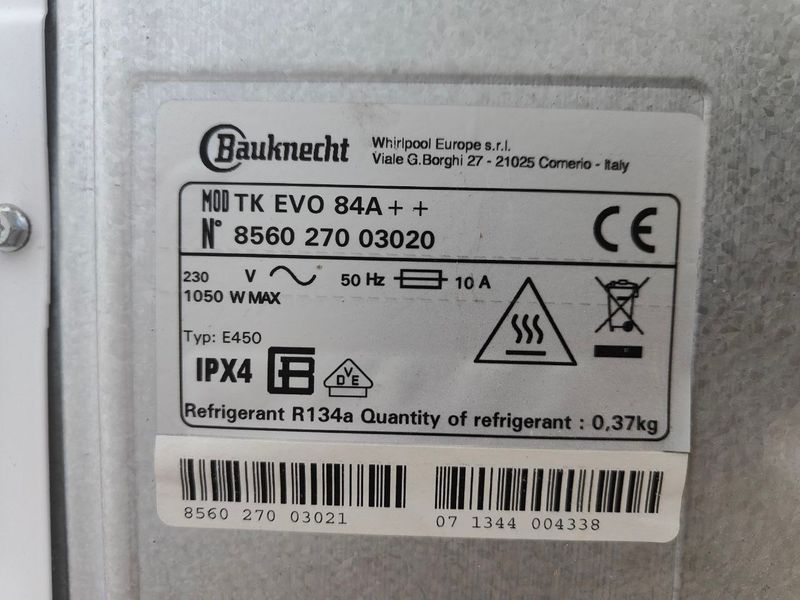 Сушильна машина Bauknecht Green INTELLIGENCE TK EVO 84A 1050W 8 кг sn 8560 270 03020 000052254 фото