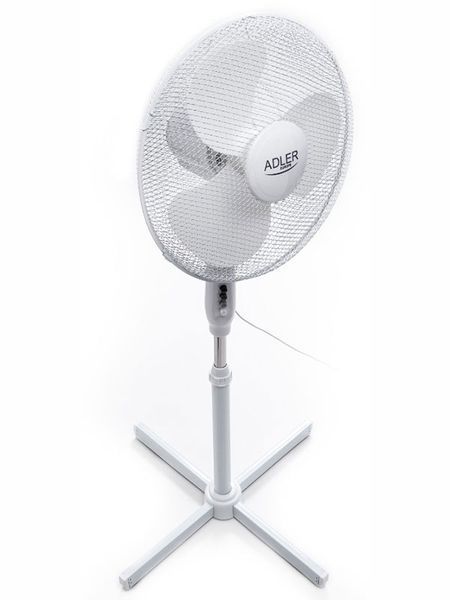 Вентилятор підлоговий Adler AD 7305 90w White 000012333 фото