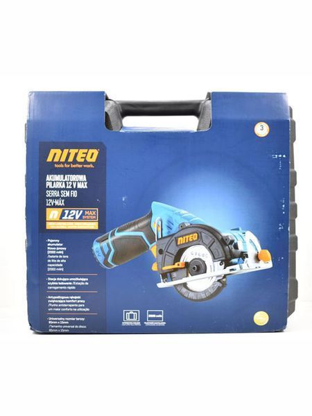 Пила циркулярна акумуляторна Niteo 12VCS0255 2000 mAh 12V 000041998 фото