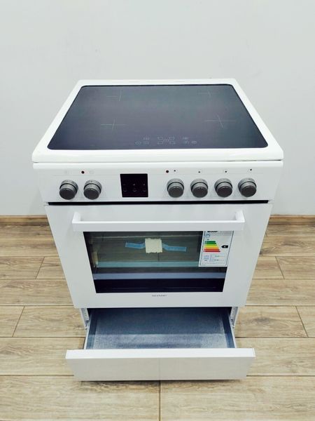 Плита електрична Sharp KF 76VDD19W DE 9000w sn YE66C1101T19D2D_номер 48_109 партія 2 000040149 фото
