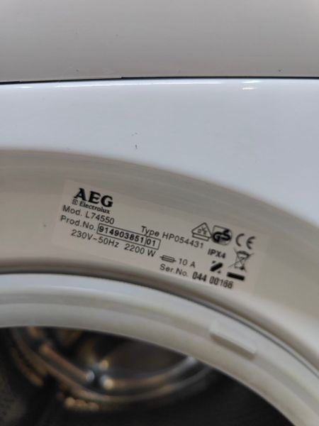 Стиральная машина AEG L74550 2200W 7кг sn 04400166 000050101 фото Стиральная машина AEG L74550 2200W 7кг sn 04400166 000050101 фото