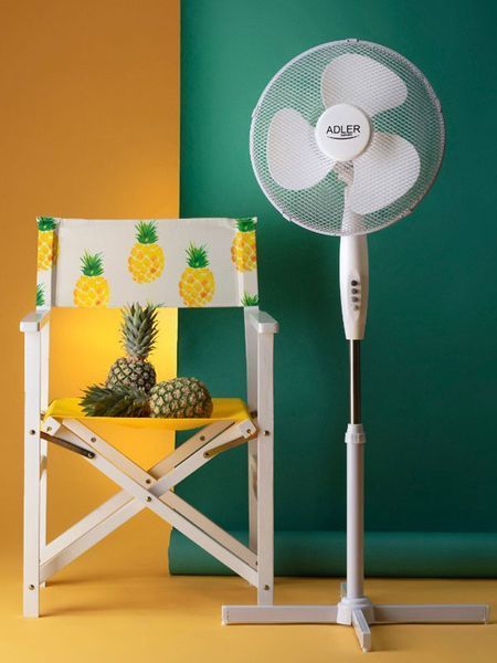 Вентилятор підлоговий Adler AD 7305 90w White 000012333 фото