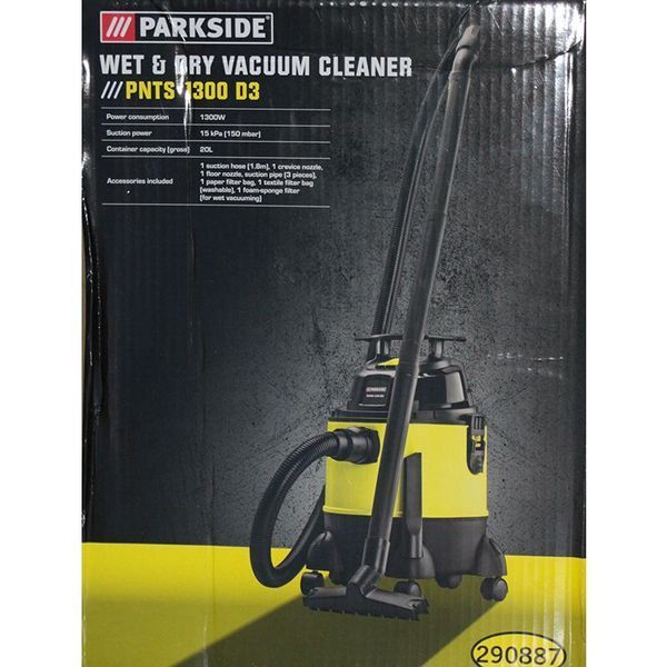 Пылесос Parkside PNTS 1300 D3 1300 Вт бак 20 л 000004590 фото