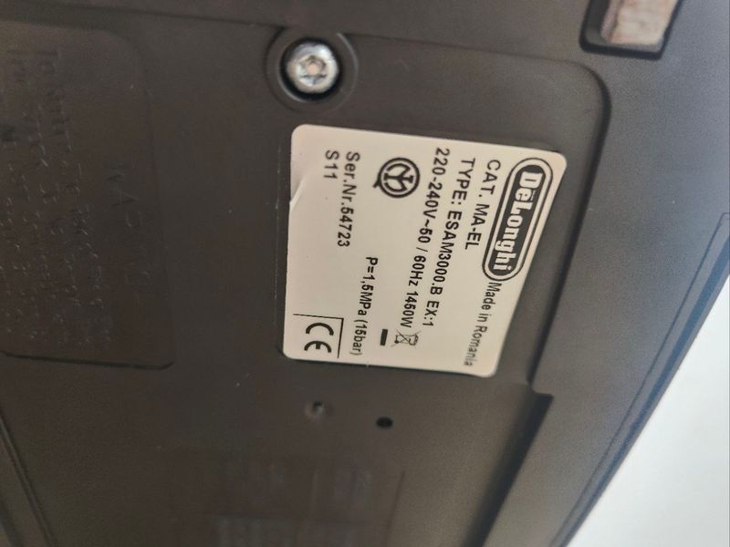 Кавомашина DeLonghi ESAM3000 1450W sn 54723 000049615 фото