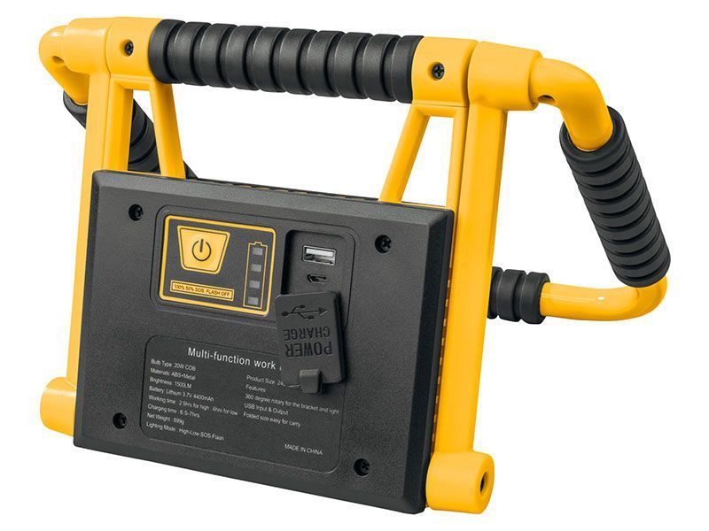 Прожектор світлодіодний Parkside PFLA 4400 B1 1500 Lm 1400mAh 000037506 фото