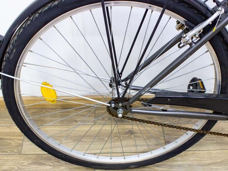 Велосипед 28 Btwin Glops City Bike дамка сірий хром 000028925 фото