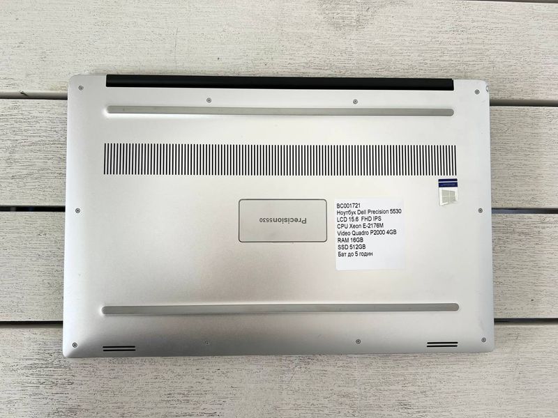 Ноутбук Dell Precision 5530 15 FHD бат до 5 часов 000048664 фото