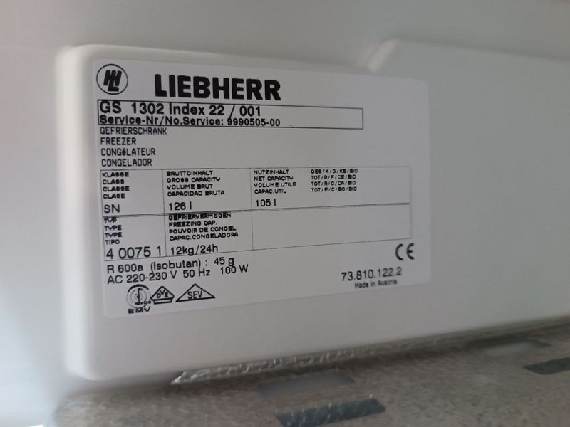 Морозильная камера Liebherr GS 1302 Index 22 000045293 фото