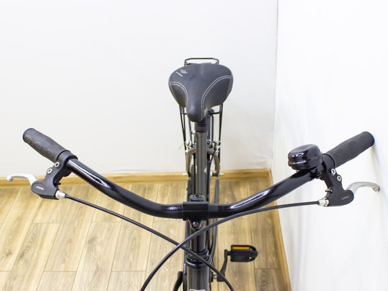 Велосипед 28 Btwin Glops City Bike дамка сірий хром 000028925 фото