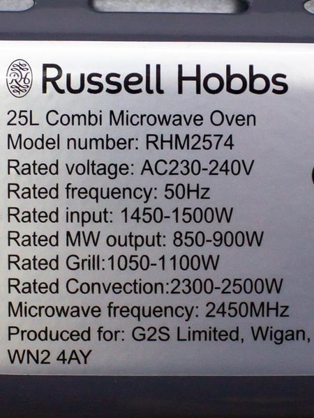 Микроволновая печь Russell Hobbs RHM2574 000026512 фото