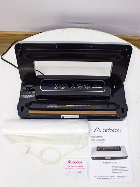 Харчовий вакуумний пакувальник Aobosi YVS 102 100w sn 060100163 сток LPNHE492615597 50е 000027107 фото