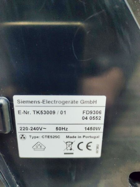Кавомашина Siemens Surpresso Compact TK53009 01 1450w sn 9306 040552 000039955 фото