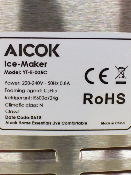 Льодогенератор Aicook YT E 005C 150w продам (без коробки) LPNHK065716080 125е 000030687 фото