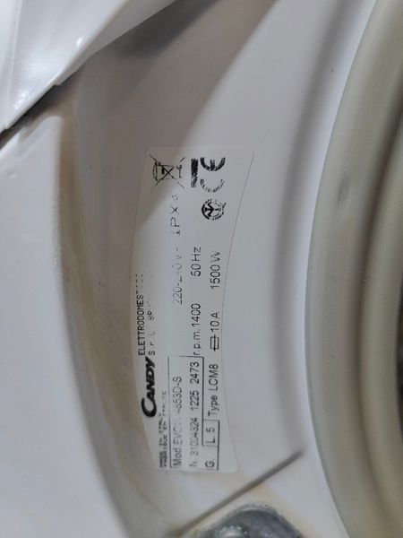 Стирально сушильная машина Candy EVOW 4853DS 1500W 8+5kg sn 12252473 000053079 фото