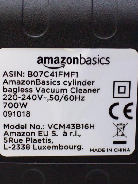 Пылесос Amazon Basics VCM43B16H 000026925 фото