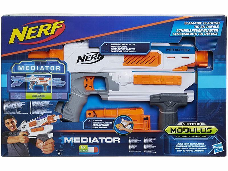 Іграшковий пістолет бластер Nerf Mediator E0016EU4 новий (не комплект) LPNHE535397225 60е 000028028 фото