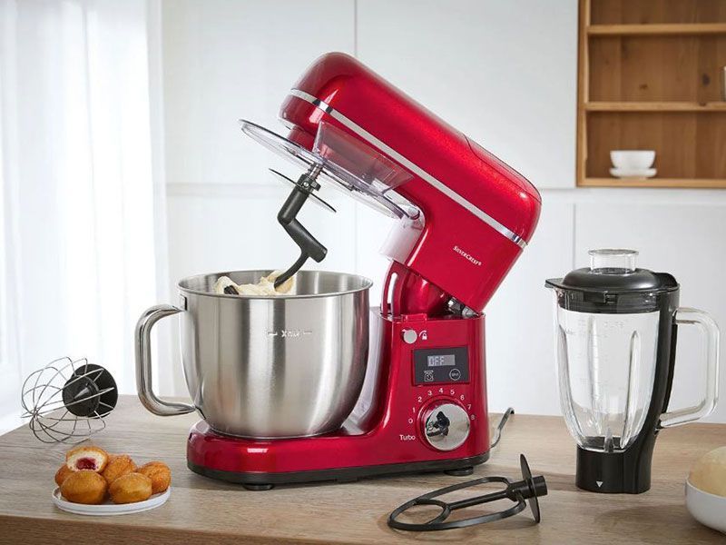 Кухонный комбайн SilverCrest SKMW 900 A1 900w 3600 мл Red 000038763 фото