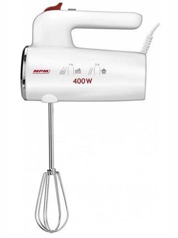 Міксер ручний MPM MMR 18 400w White 000044090 фото