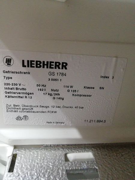 Морозильный шкаф Liebherr GS 1784 Index 3 000032355 фото