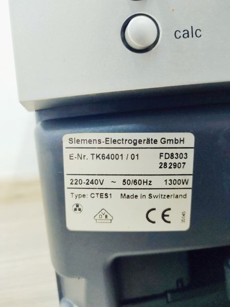 Кавомашина Siemens Surpresso S40 TK64001 01 1300w sn 8303 282907 000039956 фото