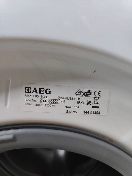Стиральная машина AEG LavamatProtex L60460FL 2200W 6кг sn14401404 000051139 фото