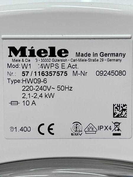 Стиральная машина Miele W 1934 WPS 000039983 фото