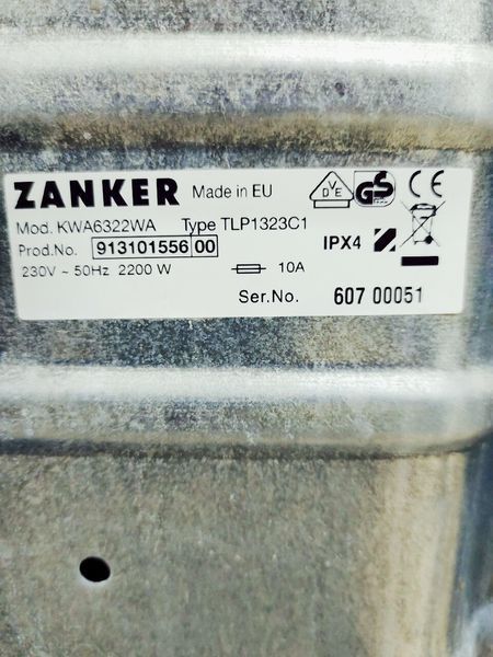 Стиральная машина вертикальная Zanker KWA6322WA 000037129 фото