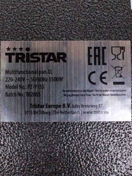 Сковорода электрическая Tristar PZ 9135 000031055 фото
