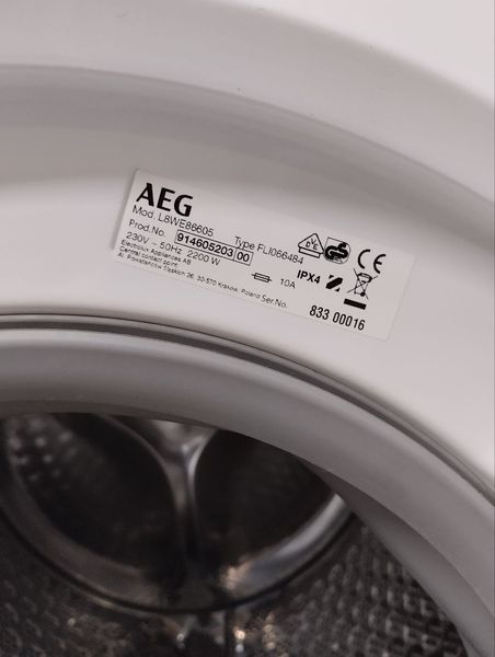 Стиральная машина Aeg L8WE86605 2200w7 кг sn 83300016 000046591 фото