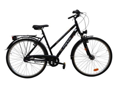 Велосипед 28 Prince Street Glider дорожный черный алюм 000050963 фото
