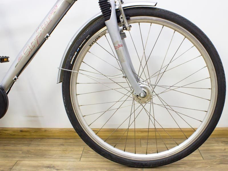 Велосипед 28 Alu City Star Bike дорожній сірий алюм 000028901 фото