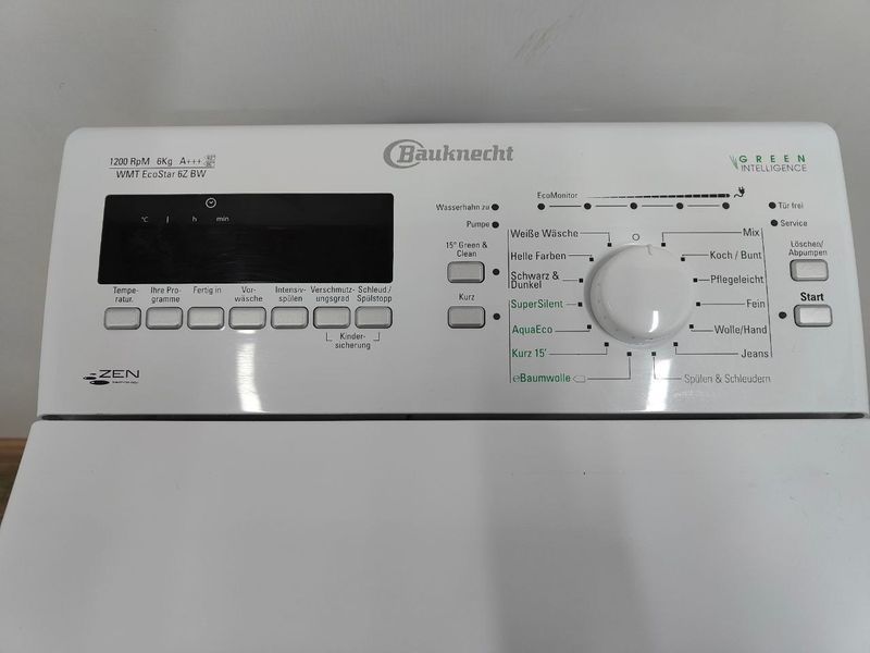Пральна машина Bauknecht WMT EcoStar 6ZBW 2000W 6 кг sn 858390403030 000051693 фото