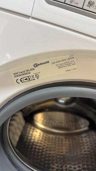 Стиральная машина Bauknecht WM Trend 724 ZEN 1820W 7кг sn 858365903010 000053071 фото