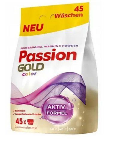 Стиральный порошок для цветных вещей Passion Gold Color 2700г 000054036 фото