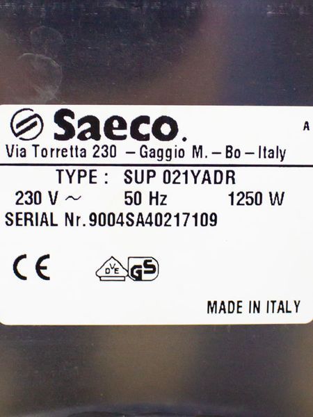 Кофемашина Saeco SUP 021YADR 000028431 фото