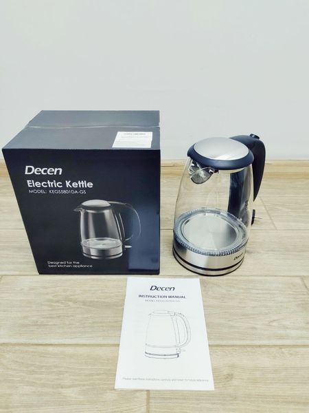 Электрочайник Decen KEGS5801 DA GS 2200w 1700мл 000038824 фото
