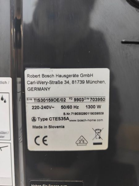 Кофемашина Bosch Vero Cup 300 TIS30159DE02 1300W sn 9903703950 000052367 фото
