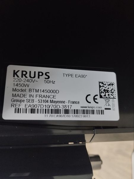 Кофемашина Krups quattro force EA9000 sn 1170EA907D101709220013 000046988 фото