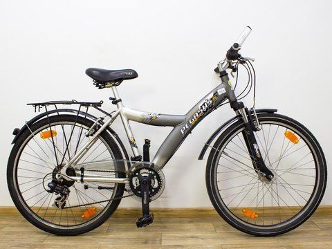 Велосипед 26 Pegasus Milano гірський сірий алюміній 000028808 фото