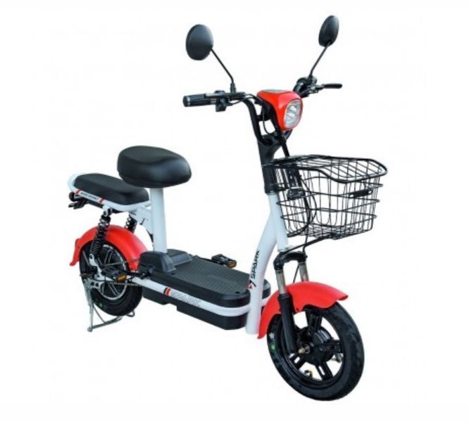 Велосипед з електродвигуном SPARK COMPACT 14" 48V/400W/12Ah червоний 000053712 фото