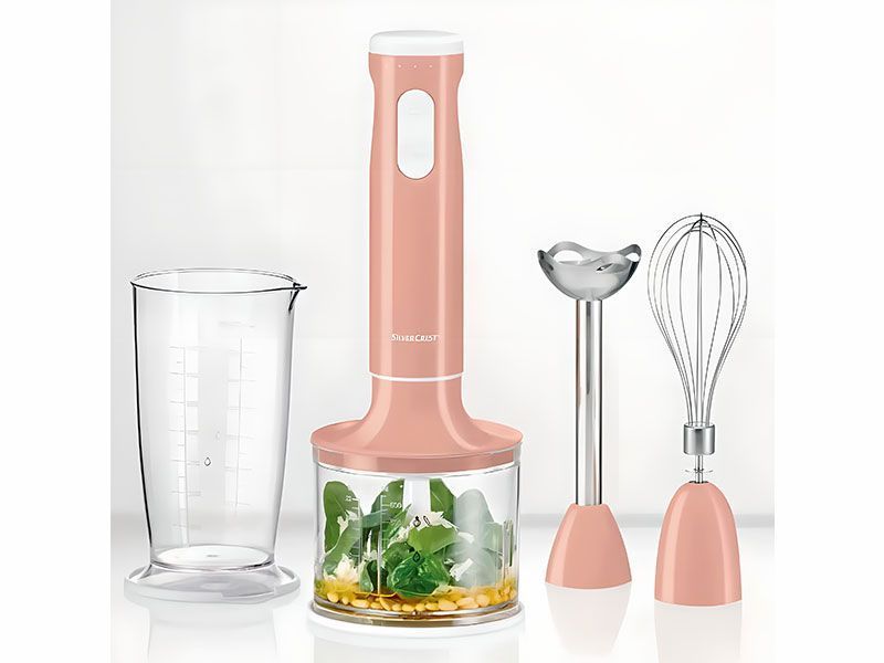 Блендер набор SilverCrest SSMS 600 D3 600w Pink 000006499 фото