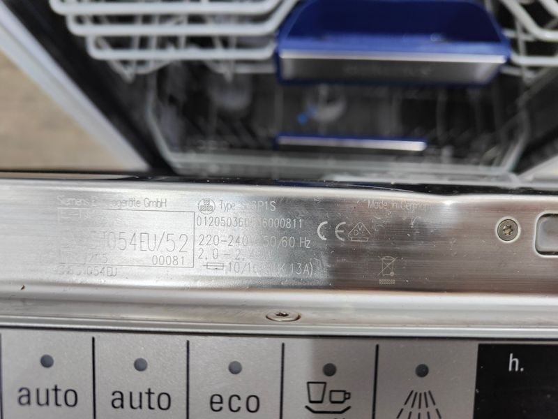 Посудомийна машина Siemens SN65TO54EU 52 2400W 13ком sn 92050008 n580 000051870 фото