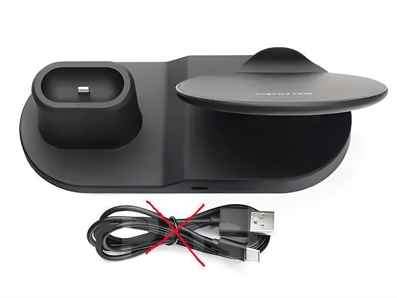 Беспроводное зарядное устройство Fast Charge 3 in 1 000038523 фото