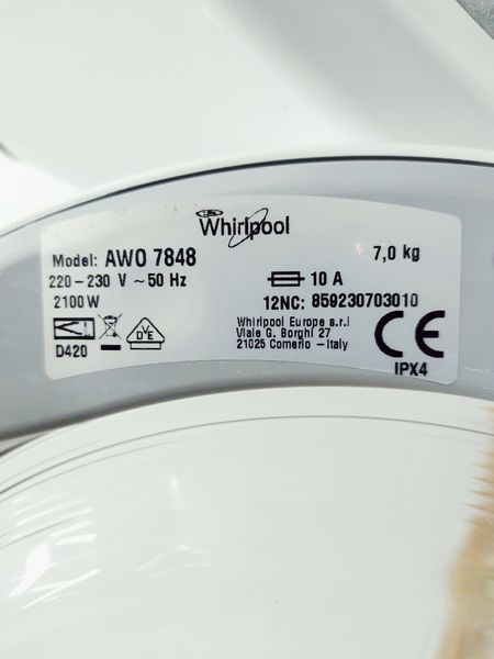 Стиральная машина Whirlpool AWO 7848 000036071 фото