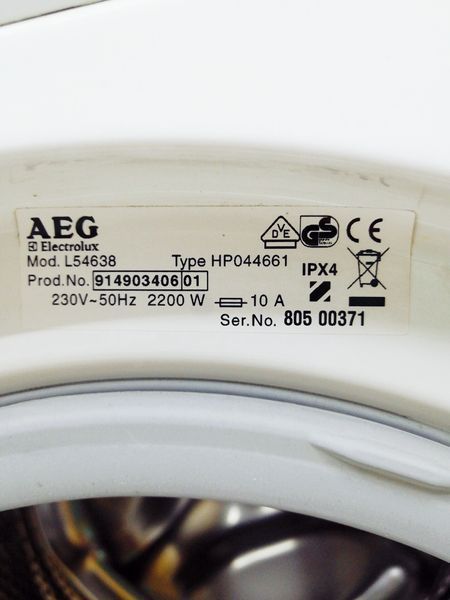 Стиральная машина AEG L54638 000035314 фото